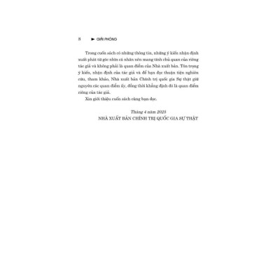 Sách - Giải Phóng (Xuất Bản Lần Thứ 3) - SBOOKS