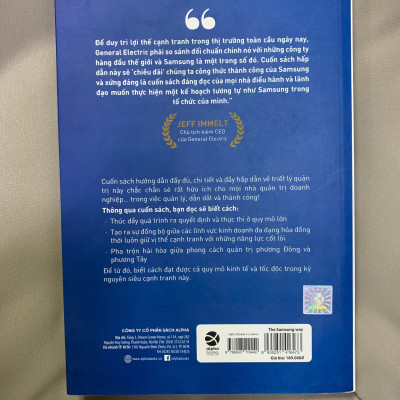The Samsung Way - Đế Chế Công Nghệ Và Phương Thức Samsung - JaeYong Song, KyungMook Lee - Phạm Diệu Ngọc dịch - (bìa mềm)