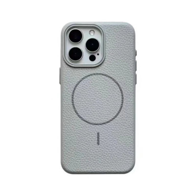 Ốp Lưng Da Cho iPhone 16 Pro Max hiệu Likgus Beaty Viền Dẻo Chống Sốc Hỗ Trợ Sạc Không Dây Magnetic - Hàng chính hãng