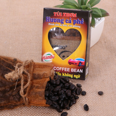 Túi hạt Cafe treo xe ô tô Hando 100g