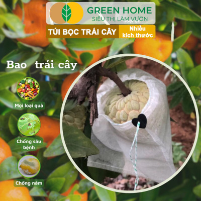 10 Túi Bọc Na Thái GreenHome, 20x25cm, Có Nút Cài, Độ Bền 3-5 Năm, Nhiều Kích thước