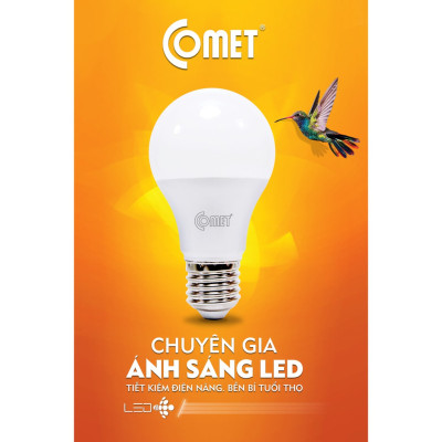 Bóng đèn Led Bulb Comet CB01F0076 công suất 7W ánh sáng trắng