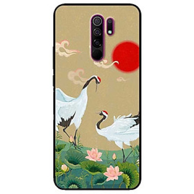 Ốp lưng dành cho Xiaomi Redmi 9 mẫu Hạc Đầu Đỏ
