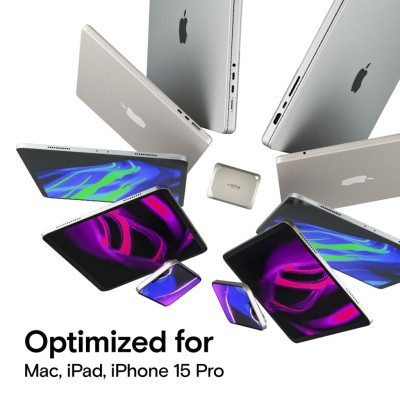 Ổ cứng SSD di động 4TB SSD Crucial X9 Pro cho Mac USB 3.2 Gen-2 2x2 CT4000X9PROMACSSD9B - HÀNG CHÍNH HÃNG
