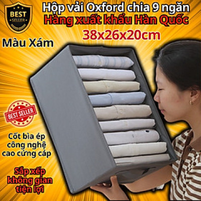 Hộp đựng quần áo chia 9 ngăn 16 ngăn bằng vải không dệt tiện lợi chính hãng D Danido