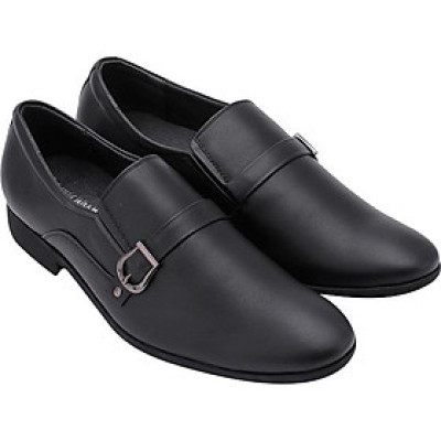 Giày Tây Nam Huy Hoàng HT7163 - Đen