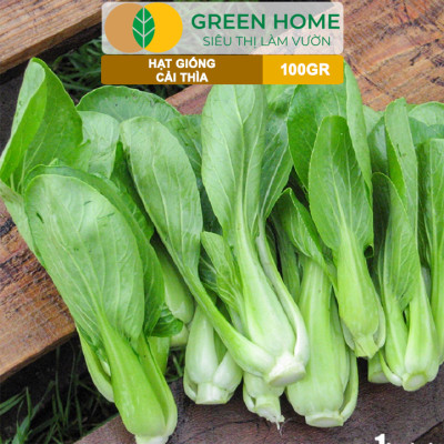 Hạt Giống Rau Cải Thìa GreenHome, GÓI 100GR, Dễ Trồng Quanh Năm, Nảy Mầm, Năng Suất Cao R32