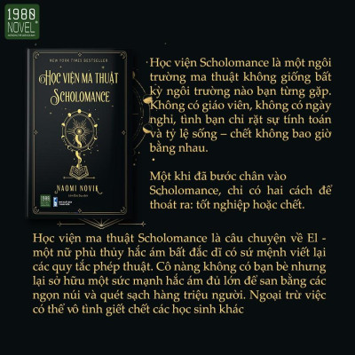 Sách  Học viện ma thuật Scholomance - BẢN QUYỀN