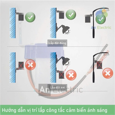 Công Tắc Cảm Biến Ánh Sáng 220V Siêu Nhạy Đèn Sáng Tự Động: - Hiệu Quả Cho Mọi Điều Kiện Ánh Sáng