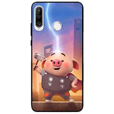 Ốp lưng in cho Huawei P30 Lite Mẫu Heo Tho
