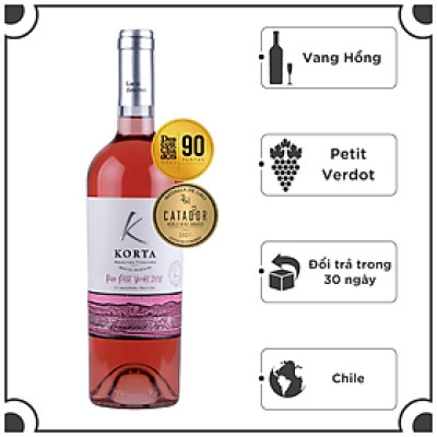 Rượu vang Korta Selected Vineyard Petit Verdot Rose