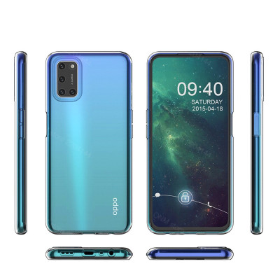 Ốp lưng dẻo silicon cho Oppo A52 hiệu Ultra Thin (siêu mỏng 0.6mm, chống trầy, chống bụi) - Hàng nhập khẩu