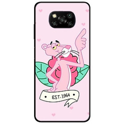 Ốp lưng dành cho Xiaomi Poco X3 mẫu Báo Hồng Chỉ Tay