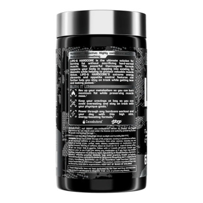 Nutrex LIPO 6 Hardcore (60 viên) Hỗ Trợ Sinh Nhiệt Đốt Mỡ, Giảm Cân, Không Mất Cơ | Nội địa USA