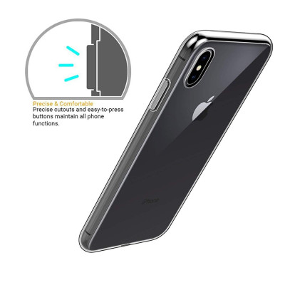 Ốp lưng dẻo dành cho iPhone XS / iPhone X Ultra Thin (mỏng 0.3mm, Trong suốt) - Hàng chính hãng