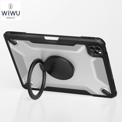 Ốp Lưng Kèm giá đỡ WIWU Mecha Rotative Stand Case Cho IPad Gen 9 / Pro 11 inch M1 / M2 , Air 4 / 5 10,9 inch - Hàng chính hãng