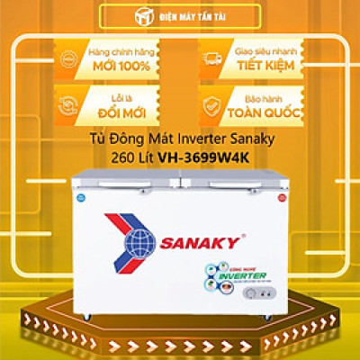 Tủ đông Inverter Sanaky VH-3699W4K - Hàng Chính Hãng _ chỉ giao Hồ Chí Minh 