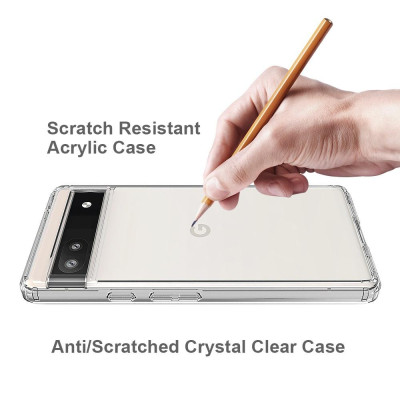 Ốp Lưng Cho Google Pixel 8 Pro / Pixel 8 / Pixel 7 Pro / Pixel 7 / Pixel 7A Acrylic Trong Suốt Chống Sốc