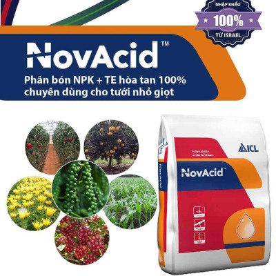  Phân bón hòa tan Isarel 13-40-13+Te không bị lắng cặn trong nước dùng qua hệ thống tưới nhỏ giọt hay tưới phun sương giúp xử lý ra hoa đồng loạt, kích thích ra hoa cho cây