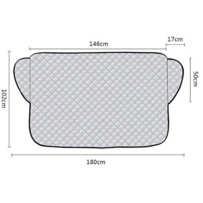 Bạt che nắng kính lái ô tô - Cách nhiệt chống nóng hiệu quả