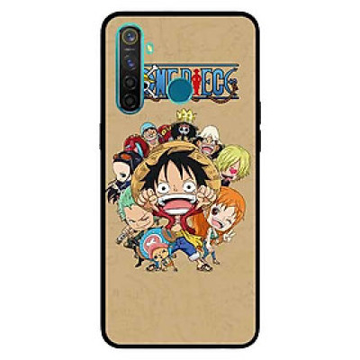 Ốp Lưng in cho Realme 5 Mẫu Băng Hải Tặc Mũ Rơm - Hàng Chính Hãng