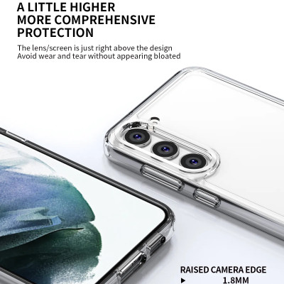 Ốp lưng trong suốt viền màu cho Samsung Galaxy S23 Plus / S23+ hiệu Likgus Simple But Unique chống sốc, chống chịu mọi va đập - Hàng nhập khẩu