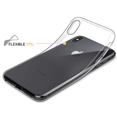 Ốp lưng dẻo dành cho iPhone XS / iPhone X Ultra Thin (mỏng 0.3mm, Trong suốt) - Hàng chính hãng