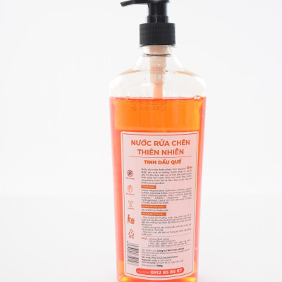 Nước rửa chén Thiên nhiên Tinh dầu Quế 720g OKI Clean