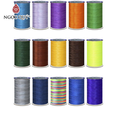 Bó 10m-20m dây tím bóng handmade loại 1,5mm - Dây vải bóng 1.5mm để đan vòng, thắt dây handmade - Ngọc Quý Gemstones - Bó 10m - Tím nhạt