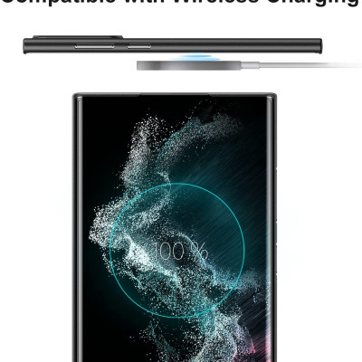 Ốp lưng nhám chống sốc siêu mỏng 0.3mm cho Samsung Galaxy S22 Ultra hiệu Memumi có gờ bảo vệ camera - Hàng nhập khẩu