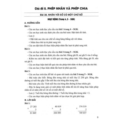 Sách - Bài Giảng Và Hướng Dẫn Học Toán Lớp 4 - Tập 2 - Dùng Kèm SGK Kết Nối Tri Thức Với Cuộc Sống - Hồng Ân
