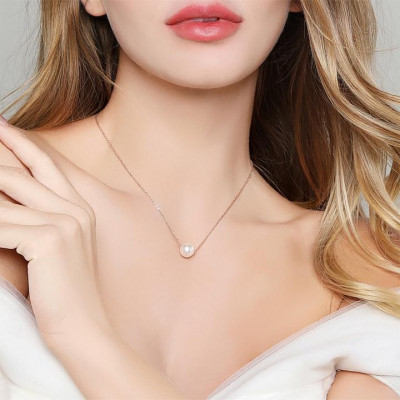 Dây chuyền nữ titan thời trang thép không gỉ trangsucpt có 3 màu sắc DCNUT26