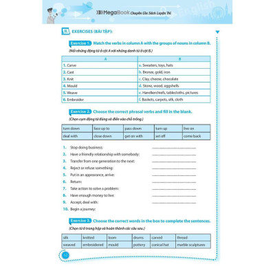 Sách - Bài Tập Bổ Trợ Toàn Diện Từ Vựng Tiếng Anh Lớp 9 - Cơ Bản Và Nâng Cao - Megabook