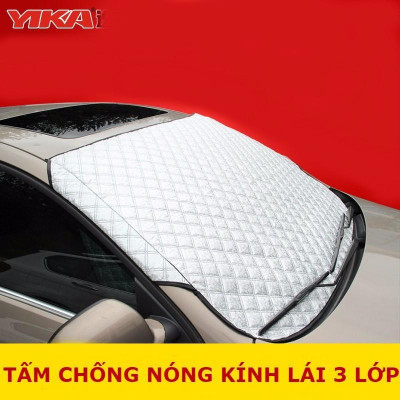 Tấm che chắn nắng kính lái ô tô Hyundai Elantra CAO CẤP 3 Lớp Chắn Nắng Cản Nhiệt