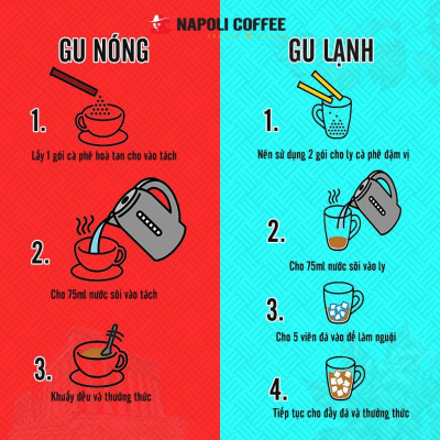 COMBO 3 Túi Lớn Cà Phê Socola Sữa Đá Napoly Coffee - Cafe Hoà Tan Cappuccino - Từ Arabica & Robusta Hạt SẠCH (18 gói x 29g)