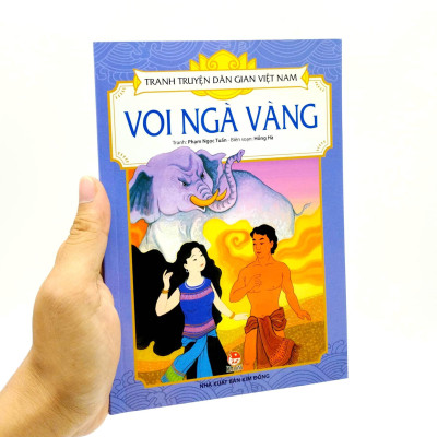 Tranh Truyện Dân Gian Việt Nam: Voi Ngà Vàng (Tái Bản 2023)