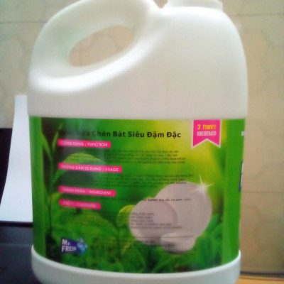 Nước rửa chén Mr.Fresh 4,2L Hàn Quốc Hương Trà Xanh