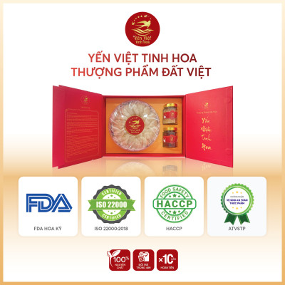 Tổ yến Tinh chế cao cấp 100 gram Yến Việt Tinh Hoa  - Hàng chính hãng