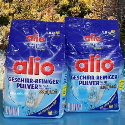 Bột Rửa Bát Alio 1,8kg / túi - Bột rửa bát nhật bản 2.2kg dùng cho máy rửa bát