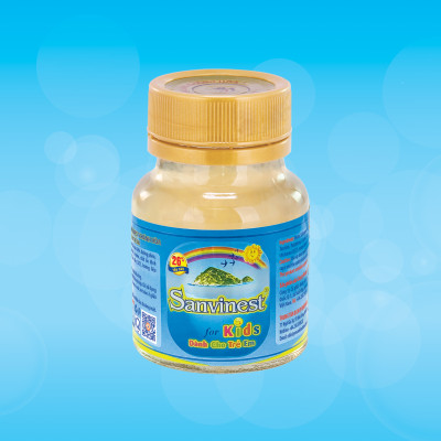 [Combo 30 lọ] Nước Yến sào Sanvinest Khánh Hòa dành cho trẻ em lọ 62ml - S211