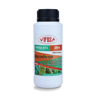 VIFUSA-K15 Ultra - Phân bón kali hữu cơ chai 500ml
