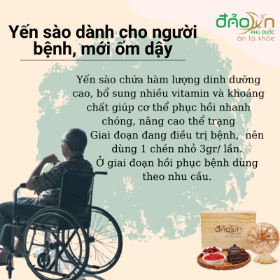 Yến sào Đảo Yến Phú Quốc - Tổ yến Trắng thô nguyên chất/ ít lông - Tăng cường sức đề kháng - Bổ khí dưỡng nhan - Tăng cường sinh lực nam nữ