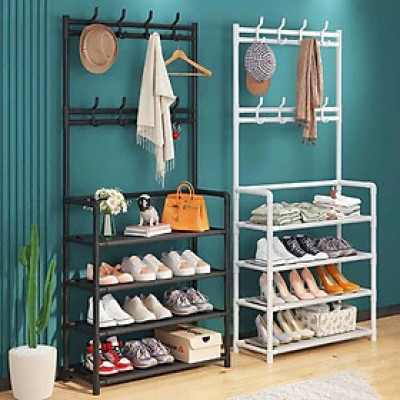 Kệ treo quần áo, túi xách, giày dép 3-4 tầng đa năng - Kệ treo đồ tiện lợi, tiết kiệm không gian, sang trọng