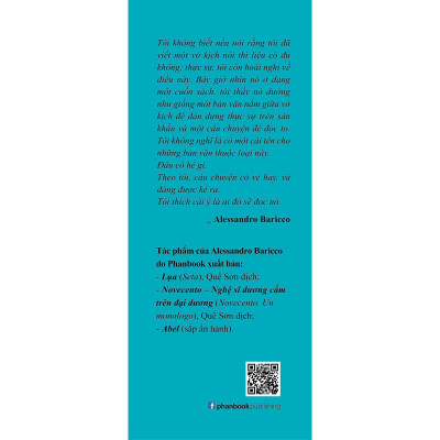 Sách - Novecento - Nghệ Sĩ Dương Cầm Trên Đại Dương - Phanbook