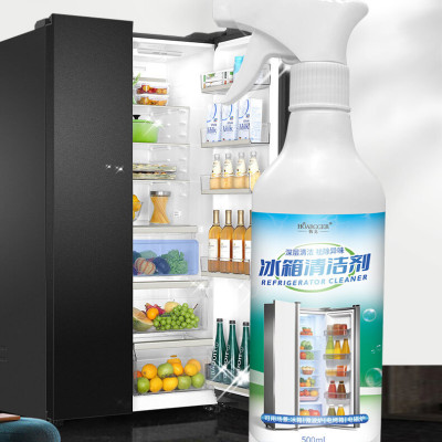 Xịt Khử Mùi Vệ Sinh Tủ Lạnh Chai 500ml Xịt Tạo Bọt Làm Thơm Sạch Tủ Đông Hiệu Quả Tiện Lợi