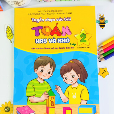 Sách - Tuyển Chọn Các Bài Toán Hay Và Khó - Lớp 2 (Biên soạn theo chương trình GDPT mới) - ndbooks