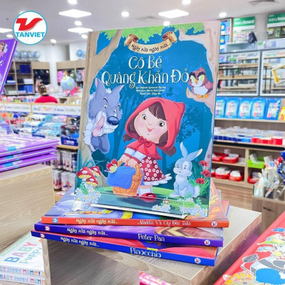 Sách - Ngày Xửa Ngày Xưa - Cô Bé Quàng Khăn Đỏ - Tân Việt Books