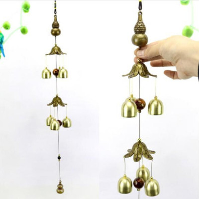 Chuông gió hồ lô phong thủy biểu tượng sự an lành, sức khỏe trường thọ