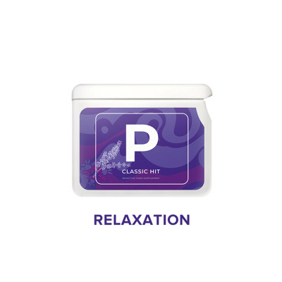 Thực Phẩm Sức Khỏe P Classic Hit - Bình Tĩnh Và Thư Giãn - PROJECT V - Hộp 60 Viên - Xuất xứ Pháp, Hàng Chính Hãng