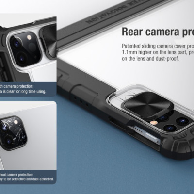 Bao da cao cấp cho iPad Pro 11 (2021) hàng chính hãng Nillkin Bumper Leather có nắp bảo vệ camera